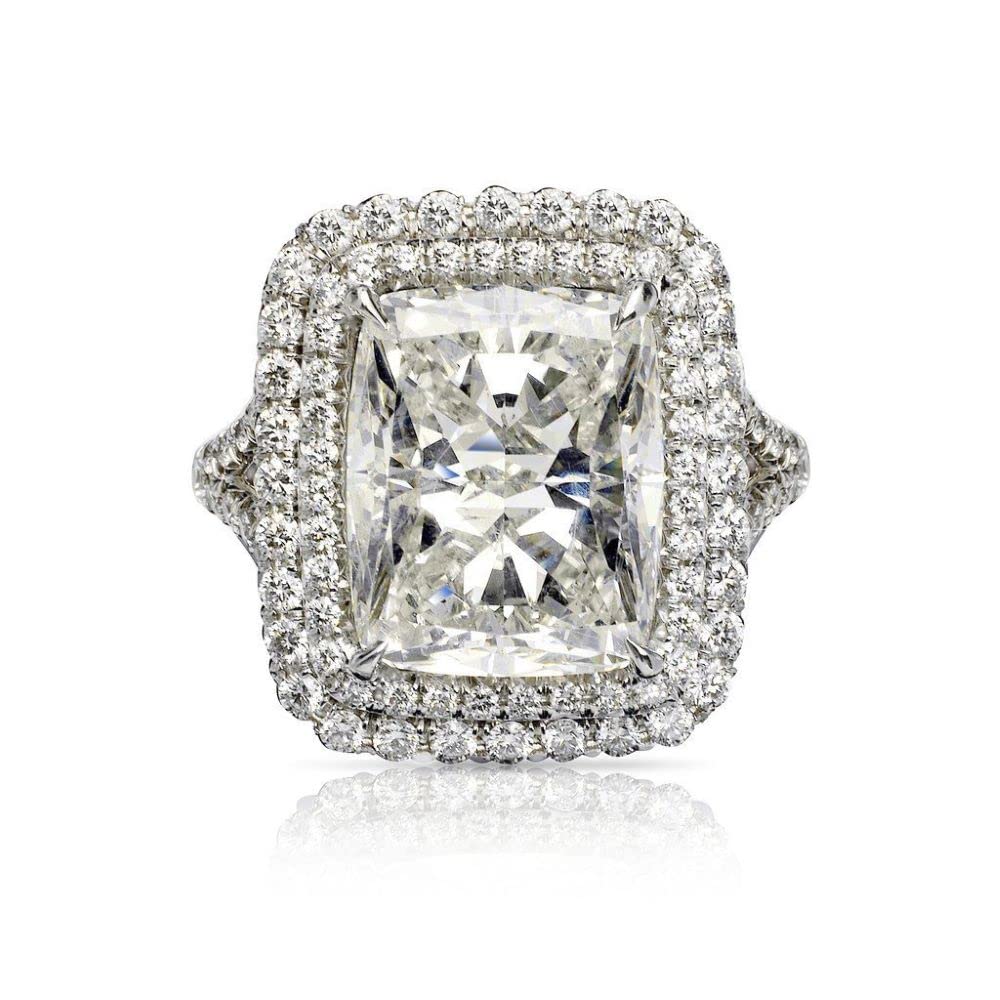 Amazon.com: Viyuroyk Sterling Silver Flash Diamond Square Princess